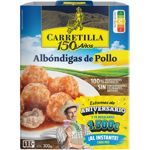 albóndigas de pollo envase 300 g