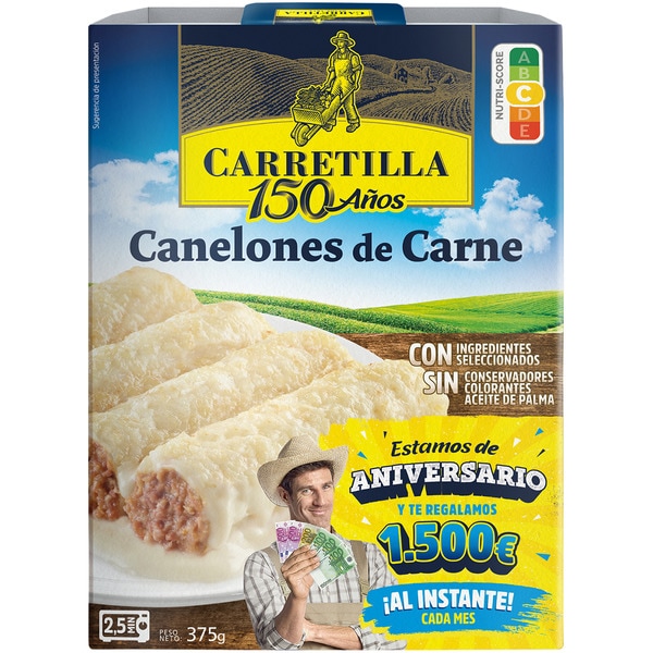 meat cannelloni container 375 g
