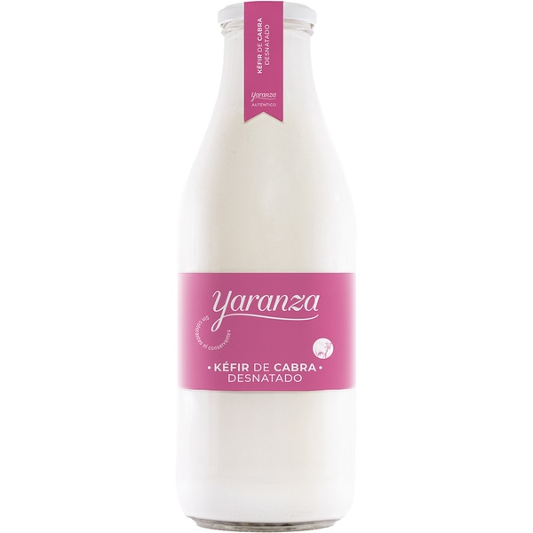 Kefir natur aus entrahmter Ziegenmilch 0% Fett Flasche 1 l