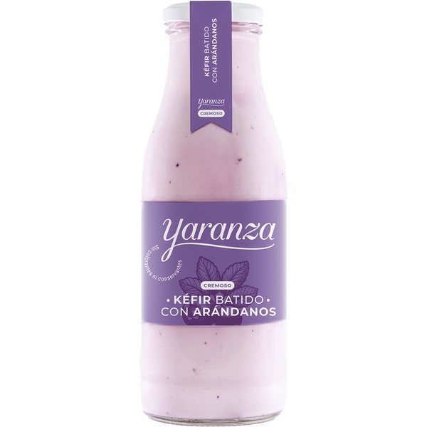 Gluten-free blueberry kefir bottle 500 g