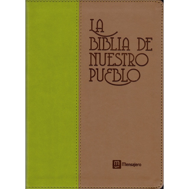 Biblia de Nuestro Pueblo - Grande Piel Dos Tonos (Lujo)
