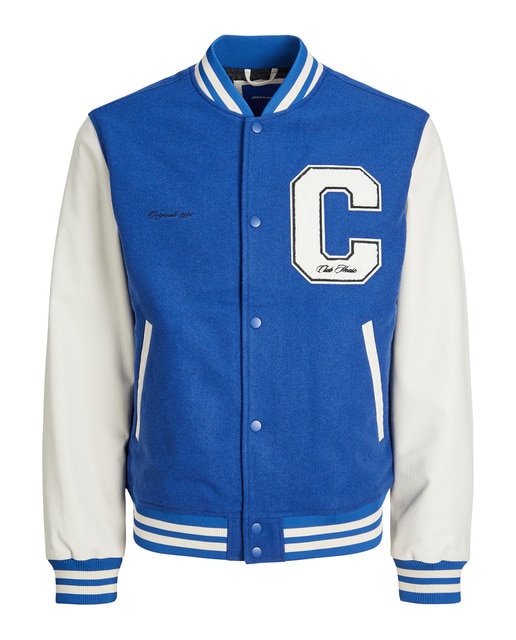 Bomber vintage college de hombre