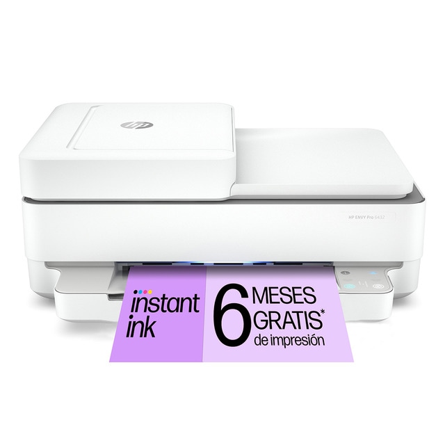 Impresora Multifunción HP Envy 6432e, WiFi, USB, color, 6 meses de impresión Instant Ink con HP+, doble cara
