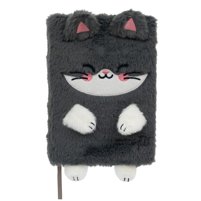 Libreta A5 peluche Mr Wonderful: Gato.