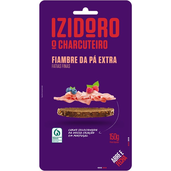Fiambre Pá Extra Fatias  Finas unidade 150 g