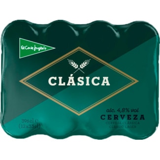 El Corte Inglés Cerveja Pack 12X33cl embalagem 396 cl
