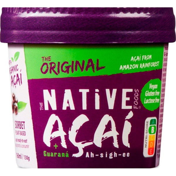 Sorvete de Açaí embalagem 160 ml
