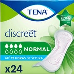Pensos Incontinência Protetores Discreet Normal embalagem 24 unidades