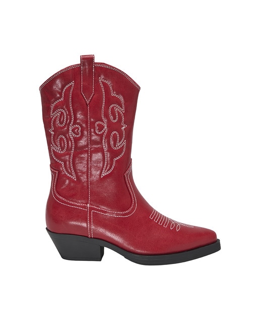 Botas de mujer altas estilo cowboy con tacón