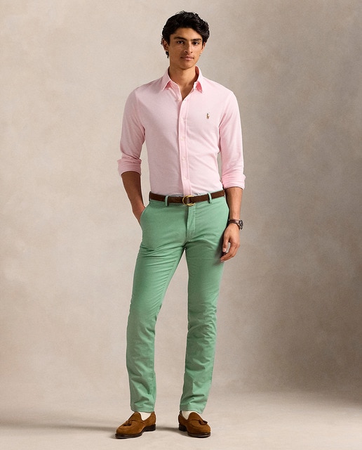 Polo Ralph Lauren - Pantalón chino de hombre elástico Slim fit.