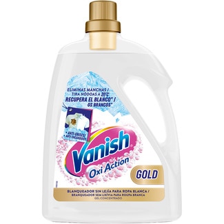 VANISH Fleckenentferner + Sofortbleichmittel Oxi Action Gel für weiße Wäsche Flasche 2,210 ml