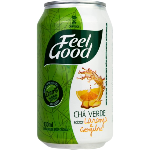 Ice Tea Chá Verde, Laranja com Gengibre lata 33 cl