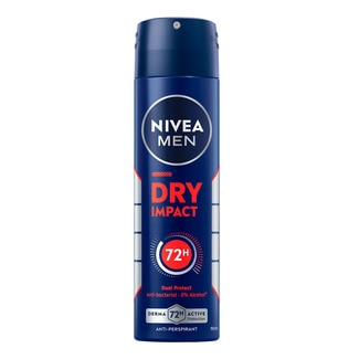 Nivea Men Desodorizante Spray Anti-Transpirante Dry Impact embalagem 200 ml
