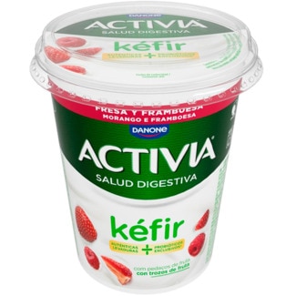 Activia Kéfir Morango e Framboesa embalagem 380 g