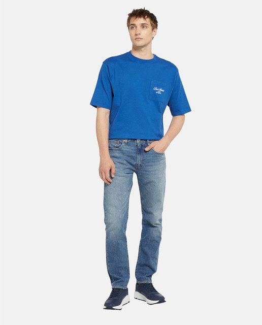 Levi's - Vaquero de hombre 502™ Taper con toque de lino.