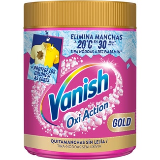 VANISH Oxi Action powdered wash enhancer at 20 ºC can 400 g