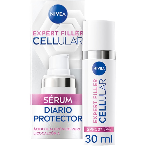 Expert Filler Cellular Gesichtsserum täglicher Schutz SPF-50+ Dosierspender 30 ml