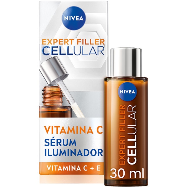 Expert Filler Cellular sérum facial Iluminador con vitamina C+E dosificador 30 ml
