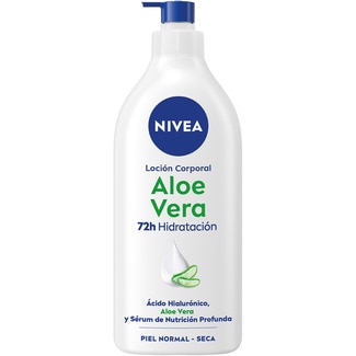 NIVEA loción corporal 5 en 1 Cuidado Completo Aloe Vera dosificador 625 ml para piel normal y seca