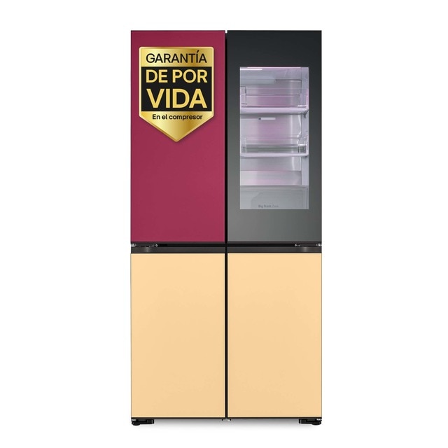 Frigorífico americano LG Instaview con MoodUP, Door Cooling - GMV960NNME