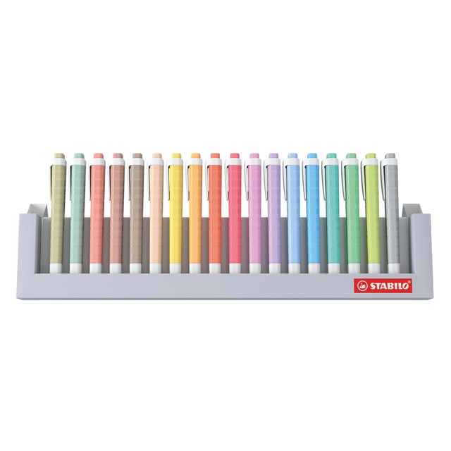 Set de escritorio de 18 marcadores swing cool Nature STABILO multicolor.