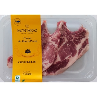 Montaraz Costeletas do Lombo de Porco Preto embalagem 250 g