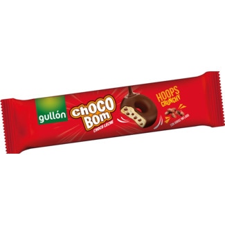 Gullón Choco Bom Bolachas de Chocolate de Leite Crunchy embalagem 128 g