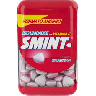 Smint Rebuçados de Morango sem Açúcar XL embalagem 105 g