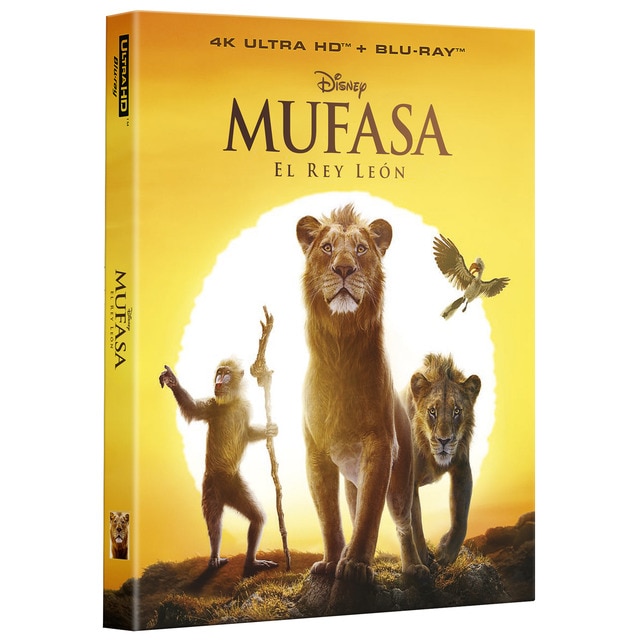 Mufasa: El rey león (4K Ultra HD + Blu-Ray).