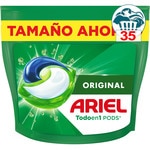 detergente cápsulas Original Todo en 1 Pods bolsa 35 cápsulas