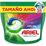 detergente cápsulas Color Todo en 1 Pods bolsa 35 cápsulas