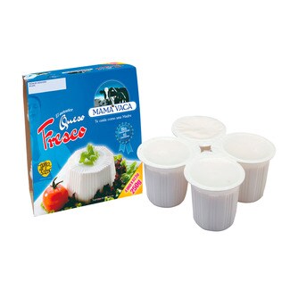 Mamá Vaca Queijo Fresco Pack 4 unidade 250 g