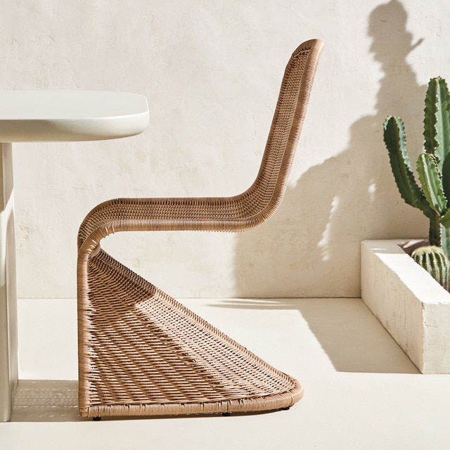 Silla de comedor de jardín de fibra sintética Florida El Corte Inglés