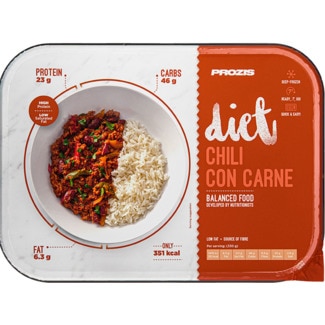 Prozis Chili com Carne Diet embalagem 330 g