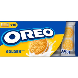 Oreo Bolachas com Recheio Golden Pack 10 unidades embalagem 22 g