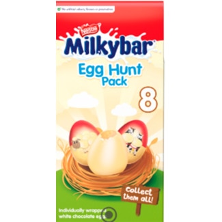 Nestlé Caça ao Ovo Milkbar 8 unidades embalagem 120 g