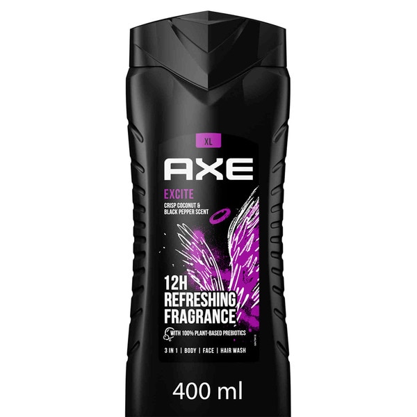 Gel de Banho Excite embalagem 400 ml