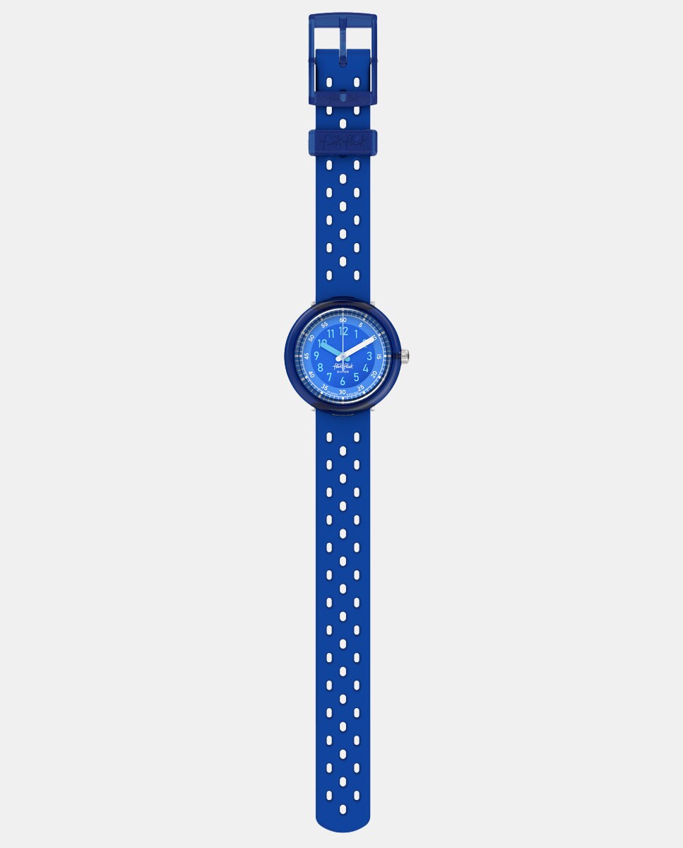 Relógio Unissexo Bubbly Hours FCNP002 Bio de PET - Azul 3