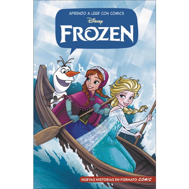 Aprendo a leer con cómics Disney - Frozen: Cómic con letra MAYÚSCULA, ideal para primeros lectores. (Tapa dura)