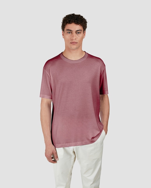 Camiseta de hombre manga corta lisa piqué