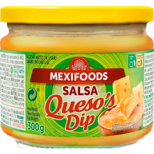 Molho Dip de Queijo frasco 300 g