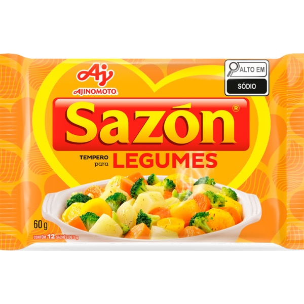 Tempero Pronto para Legumes embalagem 60 g