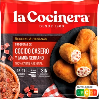 La Cocinera Croquetes com Presunto da Serra embalagem 500 g