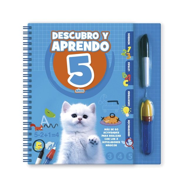 APRENDO CON - 5 AÑOS (Tapa dura)