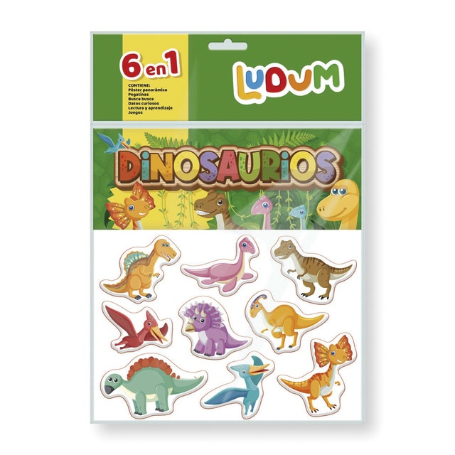 LUDUM 6 EN 1 - DINOSAURIOS