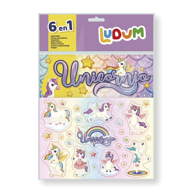 LUDUM 6 EN 1 - UNICORNIOS
