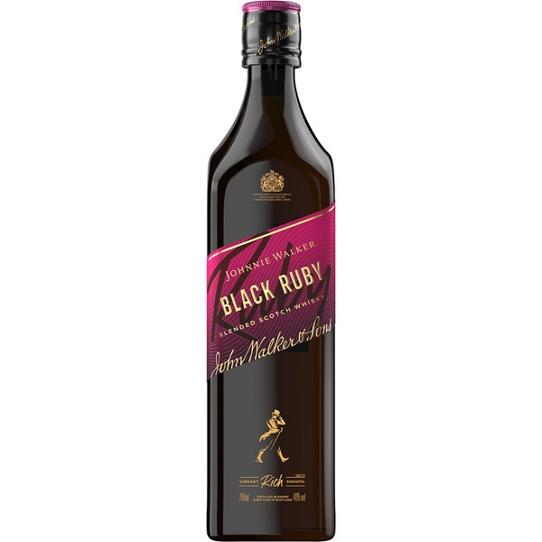Black Ruby Blended mild fruit flavour Scotch whisky bottle 70 cl