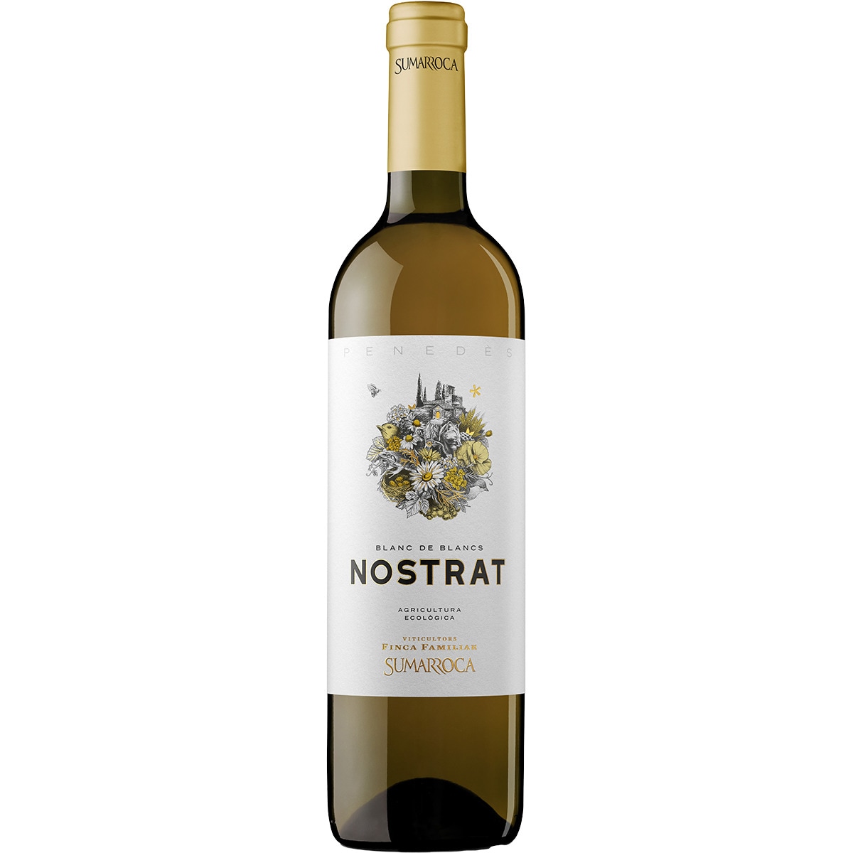 Nostrat vino blanco Blanc de Blancs ecológico DO Penedés