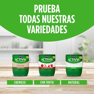 Bífidus cremoso sabor coco sin gluten pack 4 unidades 115 g - Danone Activia