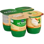 bífidus cremoso sabor melocotón sin gluten pack 4 unidades 115 g